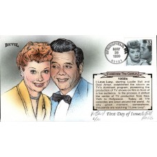 #3187l I Love Lucy Artist Proof Bevil FDC