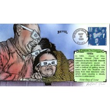 #3187o 3-D Movies Bevil FDC