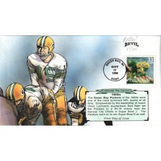 #3188d Green Bay Packers Bevil FDC