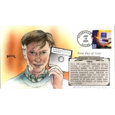 #3190n Personal Computers Artist Proof Bevil FDC