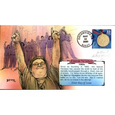 #3191i Special Olympics Artist Proof Bevil FDC