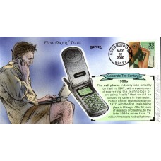 #3191o Cellular Phones Artist Proof Bevil FDC