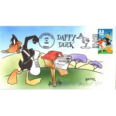 #3306 Daffy Duck Bevil FDC