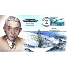 #3372 Los Angeles Class Submarine Artist Proof Bevil FDC