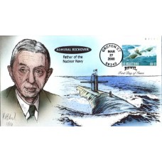 #3372 Los Angeles Class Submarine Plate Bevil FDC