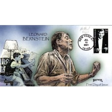 #3521 Leonard Bernstein Bevil FDC