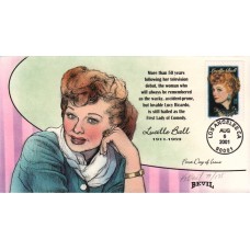 #3523 Lucille Ball Bevil FDC