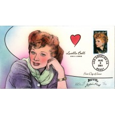 #3523 Lucille Ball Artist Proof Bevil FDC