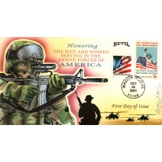 #3549 United We Stand Combo Bevil FDC