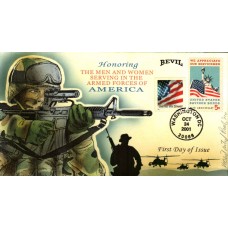 #3549 United We Stand Combo Artist Proof Bevil FDC