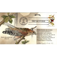 #3650 John James Audubon Artist Proof Bevil FDC