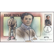 #3651 Harry Houdini Bevil FDC