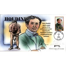 #3651 Harry Houdini Artist Proof Bevil FDC