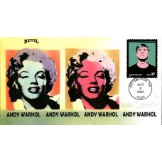 #3652 Andy Warhol Artist Proof Bevil FDC