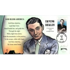 #3669 Irving Berlin Bevil FDC