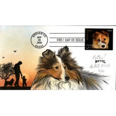 #3671 Neuter - Spay - Puppy Artist Proof Bevil FDC