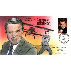 #3692 Cary Grant Plate Bevil FDC