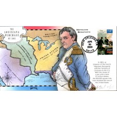 #3782 Louisiana Purchase Bevil FDC