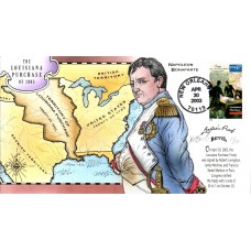 #3782 Louisiana Purchase Artist Proof Bevil FDC