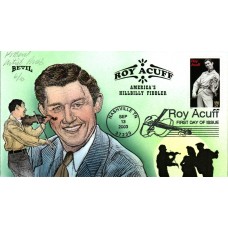 #3812 Roy Acuff Artist Proof Bevil FDC