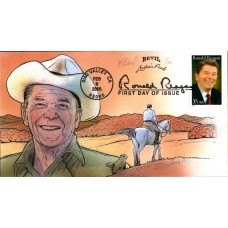 #3897 Ronald Reagan Artist Proof Bevil FDC