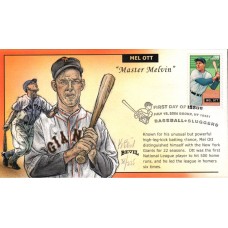 #4082 Mel Ott Bevil FDC