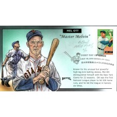 #4082 Mel Ott Artist Proof Bevil FDC