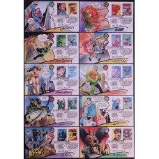 #4084 DC Comics Super Heroes Artist Proof Bevil FDC Set