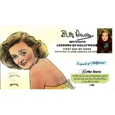 #4350 Bette Davis Artist Proof Bevil FDC