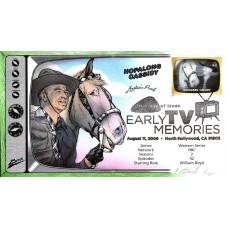 #4414g Hopalong Cassidy Artist Proof Bevil FDC