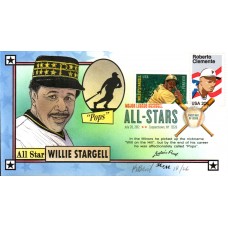 #4696 Willie Stargell Artist Proof Bevil FDC