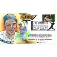 #4697 Joe DiMaggio Bevil FDC