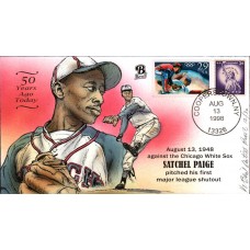 Satchel Paige Artist Proof Bevil Event Cover