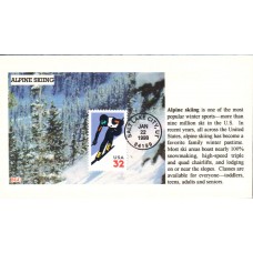 #3180 Alpine Skiing BGC FDC