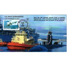 #3372 Los Angeles Class Submarine BGC FDC - USS Chicago SSN721