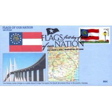 #4285 FOON: Georgia Flag BGC FDC