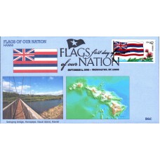 #4287 FOON: Hawaii Flag BGC FDC