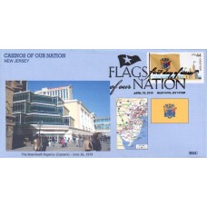 #4308 FOON: New Jersey Flag BGC FDC