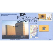 #4308 FOON: New Jersey Flag BGC FDC