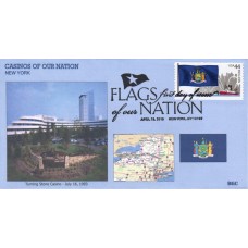 #4310 FOON: New York Flag BGC FDC