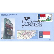 #4311 FOON: North Carolina Flag BGC FDC