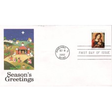 #3675 Madonna and Child Big W FDC