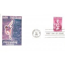 #1932 Babe Zaharias Bittings FDC