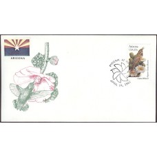 #1955 Arizona Birds - Flowers Bittings FDC