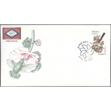 #1956 Arkansas Birds - Flowers Bittings FDC