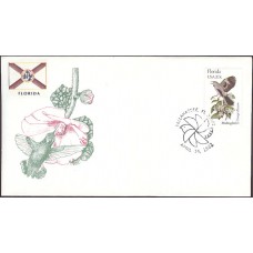 #1961 Florida Birds - Flowers Bittings FDC