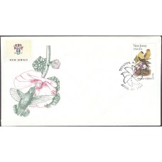 #1982 New Jersey Birds - Flowers Bittings FDC