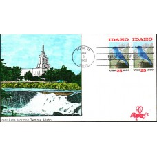 #2439 Idaho Statehood B Line FDC