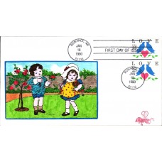 #2440 Love - Birds B Line FDC