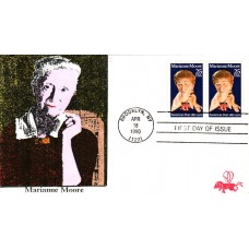 #2449 Marianne Moore B Line FDC